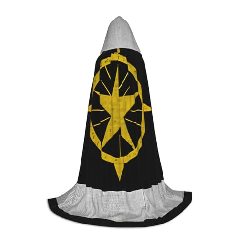 BGSHJVF Schwarzer Umhang mit Arizona-Flagge, mit Kapuze, für Herren, Zauberer, Vampir und Halloween, für Rollenspiele und Partys BGSHJVF Schwarzer Umhang mit Arizona-Flagge, mit Kapuze, für Herren, Zauberer, Vampir und Halloween, für Rollenspiele und Partys von BGSHJVF