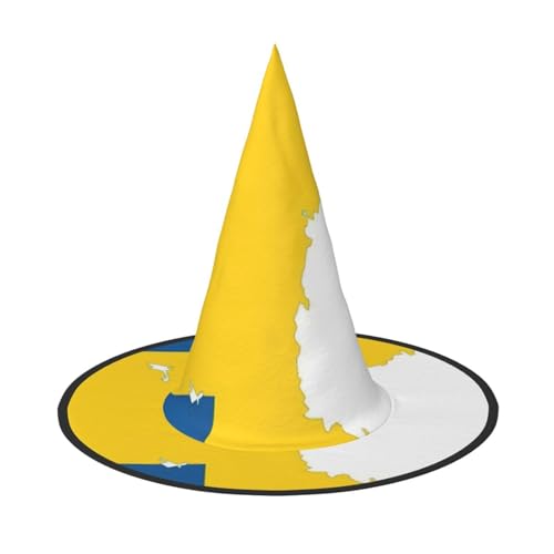 BGSHJVF Schwedische Flagge Karte Druck Halloween Hexenhut Cosplay Caps Halloween Dekoration Kostüm Zubehör für Party BGSHJVF Schwedische Flagge Karte Druck Halloween Hexenhut Cosplay Caps Halloween Dekoration Kostüm Zubehör für Party von BGSHJVF