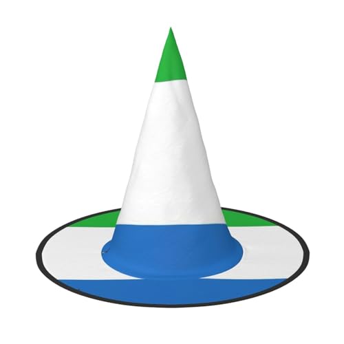 BGSHJVF Sierra Leone Flagge Hexenhut Halloween Cosplay Halloween Party Dekorationen Kostümzubehör BGSHJVF Sierra Leone Flagge Hexenhut Halloween Cosplay Halloween Party Dekorationen Kostümzubehör von BGSHJVF