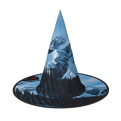 BGSHJVF Snowboard Print Halloween Hexe Hut Cosplay Caps Halloween Dekoration Kostüm Zubehör für Halloween Party BGSHJVF Snowboard Print Halloween Hexe Hut Cosplay Caps Halloween Dekoration Kostüm Zubehör für Halloween Party von BGSHJVF