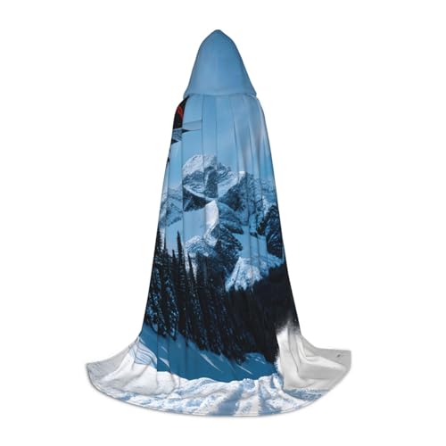BGSHJVF Snowboard-Umhang mit Kapuze für Herren, Zauberer, Vampir und Halloween-Kostüme, für Rollenspiele und Partys BGSHJVF Snowboard-Umhang mit Kapuze für Herren, Zauberer, Vampir und Halloween-Kostüme, für Rollenspiele und Partys von BGSHJVF