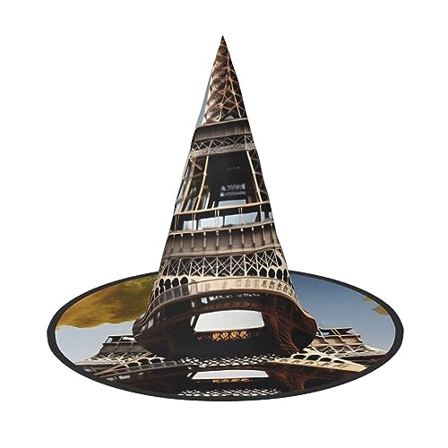 BGSHJVF Stadtbild Paris Eiffelturm Frankreich Druck Halloween Hexe Hut Cosplay Caps Halloween Dekoration Kostüm Zubehör für Party BGSHJVF Stadtbild Paris Eiffelturm Frankreich Druck Halloween Hexe Hut Cosplay Caps Halloween Dekoration Kostüm Zubehör für Party von BGSHJVF