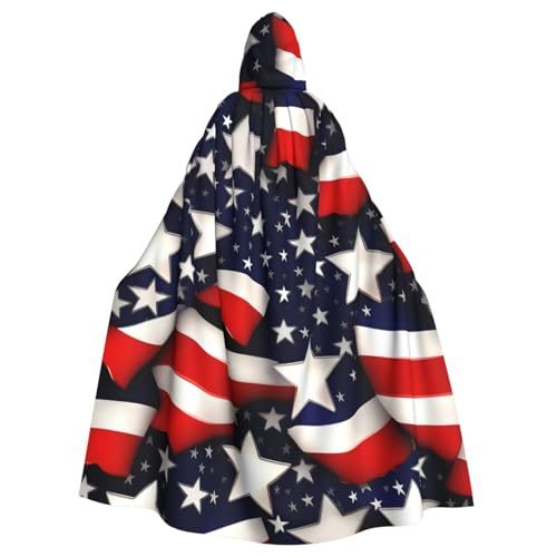 BGSHJVF Sterne und Streifen amerikanische Flagge für alle Halloween Kostüme große Größe Cosplay Kostüm für Erwachsene Party Maskerade Ballsaal BGSHJVF Sterne und Streifen amerikanische Flagge für alle Halloween Kostüme große Größe Cosplay Kostüm für Erwachsene Party Maskerade Ballsaal von BGSHJVF