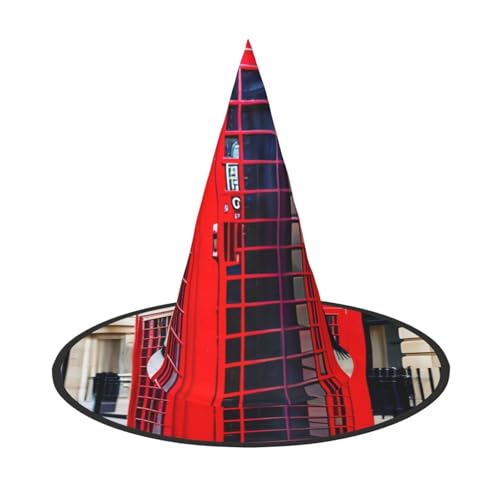 BGSHJVF Telefonzelle Druck Halloween Hexenhut Cosplay Caps Halloween Dekoration Kostüm Zubehör für Party BGSHJVF Telefonzelle Druck Halloween Hexenhut Cosplay Caps Halloween Dekoration Kostüm Zubehör für Party von BGSHJVF