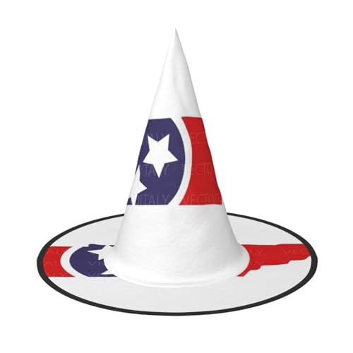 BGSHJVF Tennessee Staatsflagge Karte Druck Halloween Hexenhut Cosplay Caps Halloween Dekoration Kostüm Zubehör für Party BGSHJVF Tennessee Staatsflagge Karte Druck Halloween Hexenhut Cosplay Caps Halloween Dekoration Kostüm Zubehör für Party von BGSHJVF