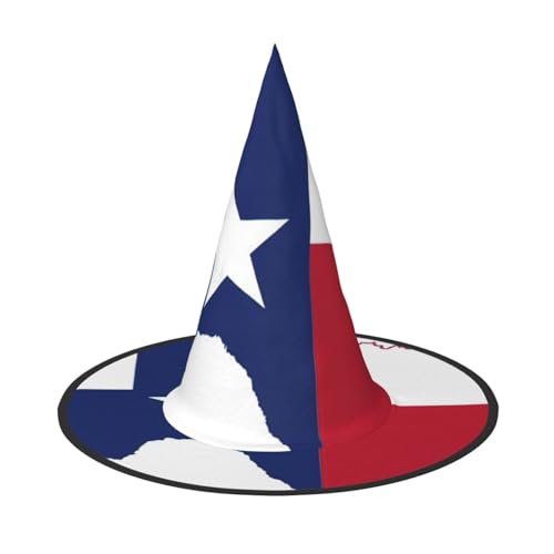 BGSHJVF Texas Staatsflagge Karte Druck Halloween Hexe Hut Cosplay Caps Halloween Dekoration Kostüm Zubehör für Party BGSHJVF Texas Staatsflagge Karte Druck Halloween Hexe Hut Cosplay Caps Halloween Dekoration Kostüm Zubehör für Party von BGSHJVF