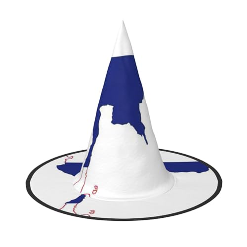 BGSHJVF Thailand-Flagge, Kartendruck, Halloween, Hexenhut, Cosplay, Halloween-Dekoration, Kostümzubehör für Party von BGSHJVF
