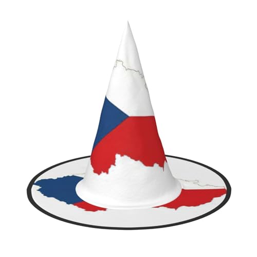 BGSHJVF Tschechische Republik Flagge Karte Druck Halloween Hexe Hut Cosplay Caps Halloween Dekoration Kostüm Zubehör für Party BGSHJVF Tschechische Republik Flagge Karte Druck Halloween Hexe Hut Cosplay Caps Halloween Dekoration Kostüm Zubehör für Party von BGSHJVF