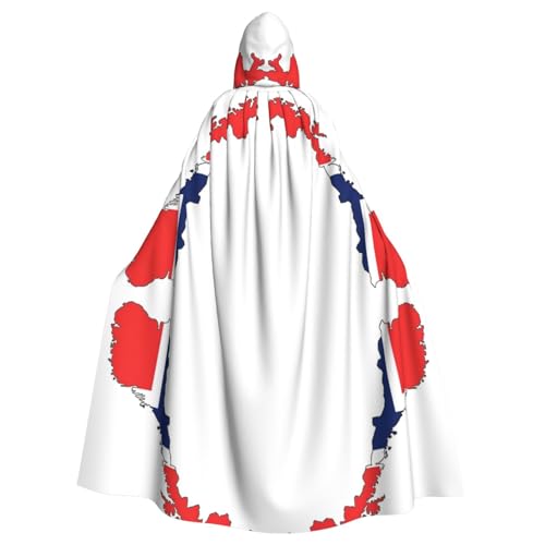 BGSHJVF Übergroße Kapuze-Mantel für Erwachsene mit Norwegischer Flagge und Norwegischer Flagge für Party, Kostümball BGSHJVF Übergroße Kapuze-Mantel für Erwachsene mit Norwegischer Flagge und Norwegischer Flagge für Party, Kostümball von BGSHJVF