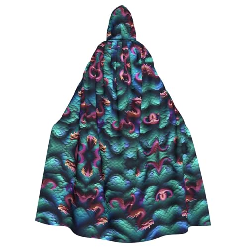 BGSHJVF Übergroße Kapuze Mantel für Erwachsene mit magischen Drachenschuppen in 3D für jede Party, Maskerade BGSHJVF Übergroße Kapuze Mantel für Erwachsene mit magischen Drachenschuppen in 3D für jede Party, Maskerade von BGSHJVF