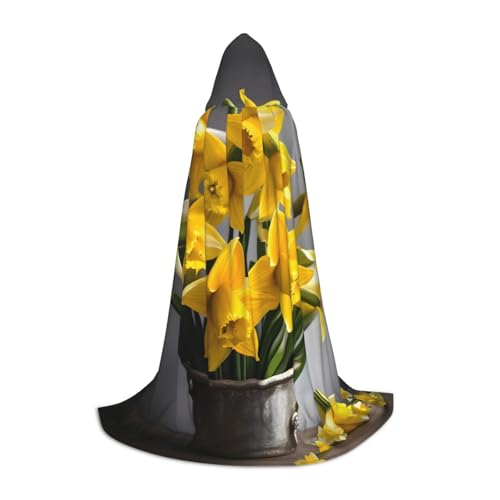 BGSHJVF Umhang mit Kapuze für Herren, Zauberer, Vampir und Halloween-Kostüme, für Rollenspiele und Partys von BGSHJVF