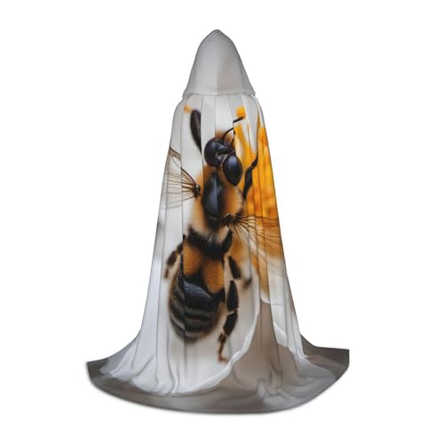 BGSHJVF Umhang mit Kapuze mit Bienen-Motiv, für Herren, Zauberer, Vampir und Halloween, für Rollenspiele und Partys BGSHJVF Umhang mit Kapuze mit Bienen-Motiv, für Herren, Zauberer, Vampir und Halloween, für Rollenspiele und Partys von BGSHJVF