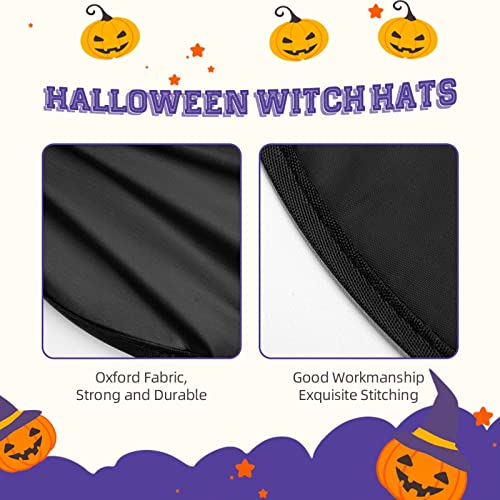 BGSHJVF Vulkan-Druck, Halloween-Hexenhut, Cosplay-Kappen, Halloween-Dekoration, Kostümzubehör für Halloween-Party von BGSHJVF