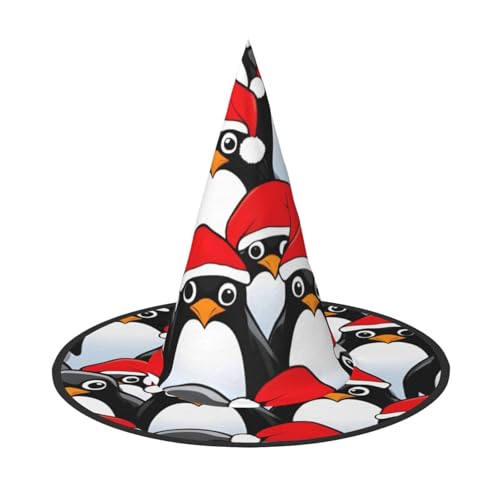 BGSHJVF Weihnachten Pinguine Druck Halloween Hexe Hut Cosplay Caps Halloween Dekoration Kostüm Zubehör für Halloween Party BGSHJVF Weihnachten Pinguine Druck Halloween Hexe Hut Cosplay Caps Halloween Dekoration Kostüm Zubehör für Halloween Party von BGSHJVF