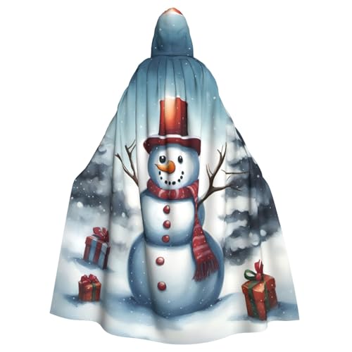BGSHJVF Weihnachten Schneemann Druck Halloween Kostüm Umhang für alle, übergroße Cosplay erwachsene Kapuze Mantel für Partys, Kostüme BGSHJVF Weihnachten Schneemann Druck Halloween Kostüm Umhang für alle, übergroße Cosplay erwachsene Kapuze Mantel für Partys, Kostüme von BGSHJVF