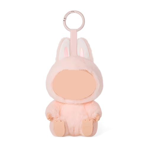 BGTLJKD La-bu Plüsch Schlüsselanhänger, La-bu Kuscheltier Anhänger, Süßer La-bu Monster Keychain für Kinder, Plüschpuppe Geschenk für Jungen und Mädchen, Taschen Dekoration von BGTLJKD