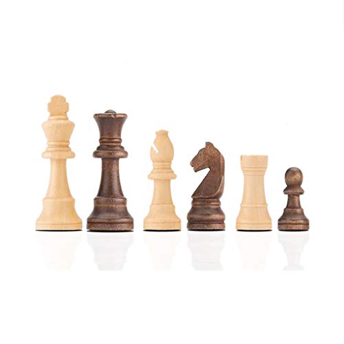 Schachfiguren aus Holz, 8,3 cm, Königsset mit kompletten Holzschachfiguren (32 Stück), nur Schachfiguren, Schachfiguren (Farbe: nur Schachfiguren) von BHFDUBUAAAXXXXUF