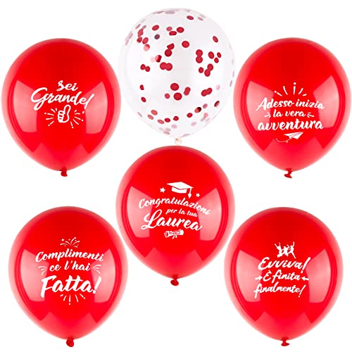 30 pcs Luftballons Abschluss Deko auf Italienisch 30 pcs Luftballons Abschluss Deko auf Italienisch von BHGT