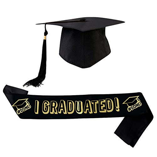 Prüfung Bestanden Schärpe Absolventenhut für Schulabschluss Abi Graduation Geschenke Abschluss Abitur Schärpe Studentenhut für Bachelor Doktor Kostüme Abschluss Party Deko Prüfung Bestanden Schärpe Absolventenhut für Schulabschluss Abi Graduation Geschenke Abschluss Abitur Schärpe Studentenhut für Bachelor Doktor Kostüme Abschluss Party Deko von BHGT