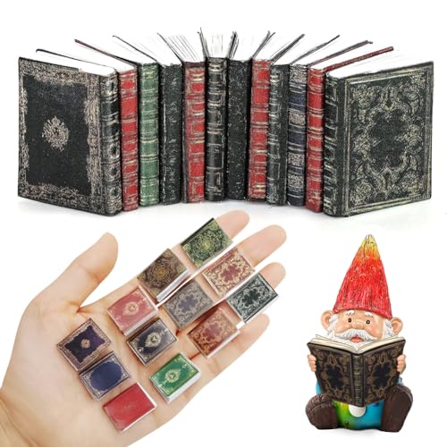 Miniatur Puppenhaus Zubehör, 1:12 Miniatur Bücher Puppenhaus Zubehör, DIY Miniaturen Puppenhaus Zubehör Mini Bücher für Puppenhaus Arbeitszimmer Schlafzimmer Bibliothek Deko Miniatur Puppenhaus Zubehör, 1:12 Miniatur Bücher Puppenhaus Zubehör, DIY Miniaturen Puppenhaus Zubehör Mini Bücher für Puppenhaus Arbeitszimmer Schlafzimmer Bibliothek Deko von BHGWR