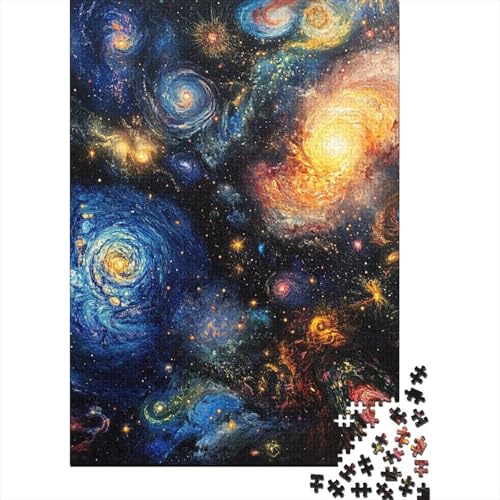 Kosmisches Weltall Puzzles 1000 Teile Schwer Puzzle Spielzeug Lernspiel Impossible Herausforderung Spielzeug Für Erwachsene Und Kinder Ab 14 Jahren 1000pcs (75x50cm) von BHIRCJKD