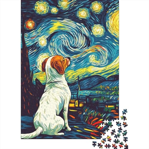 Labrador Retriever Puzzles 1000 Teile Schwer Puzzle Spielzeug Lernspiel Impossible Herausforderung Spielzeug Für Erwachsene Und Kinder Ab 14 Jahren 1000pcs (75x50cm) von BHIRCJKD