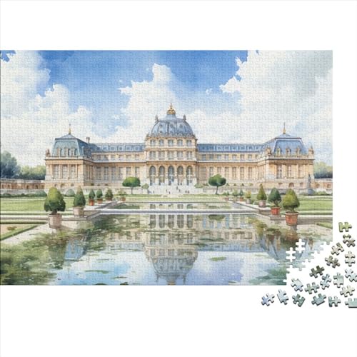 Palace of Versailles Puzzle 500 Teile,Puzzle Für Erwachsene, Impossible Puzzle,Puzzle Farbenfrohes Legespiel-Cartoon,500 Puzzle Home Dekoration Puzzle,Erwachsenenpuzzle 500pcs (52x38cm) von BHIRCJKD