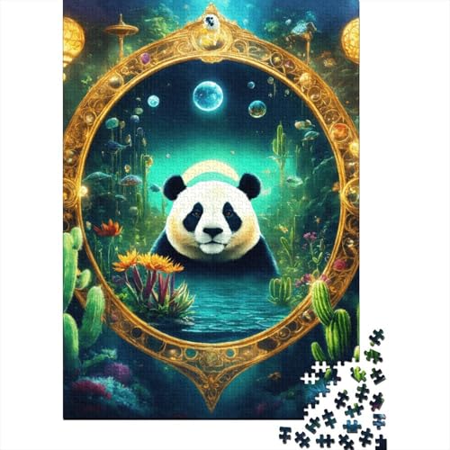 Panda Puzzle 1000 Teile Schwer Puzzle Spielzeug Lernspiel Impossible Herausforderung Spielzeug Für Erwachsene Und Kinder Ab 14 Jahren 1000pcs (75x50cm) von BHIRCJKD
