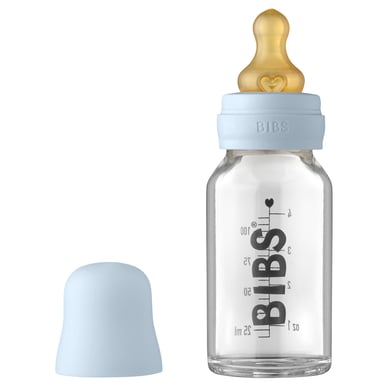 BIBS® Babyflasche Complete Set 110 ml, Baby Blue von BIBS®