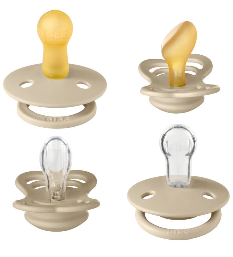BIBS Ausprobieren Schnuller - 4er-Pack - Gr. 1 - Naturgummi - Va - BIBS - One Size - Schnuller BIBS Ausprobieren Schnuller - 4er-Pack - Gr. 1 - Naturgummi - Va - BIBS - One Size - Schnuller von BIBS
