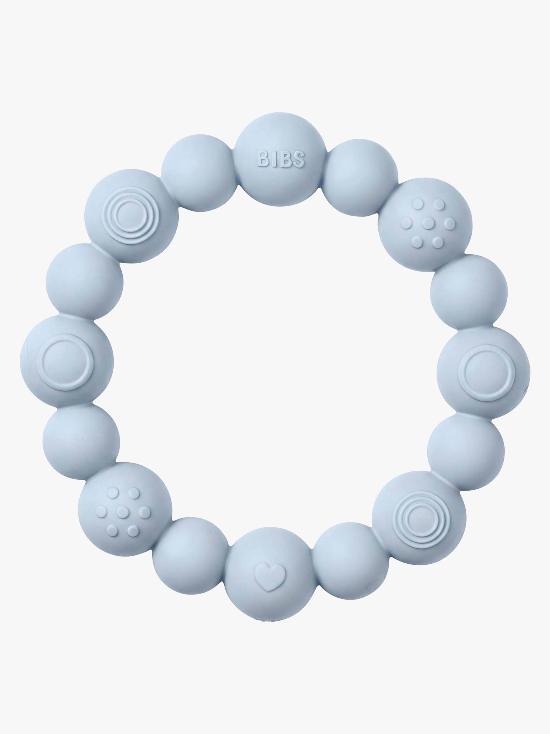 BIBS Beaded Beißring, Baby Blue von BIBS