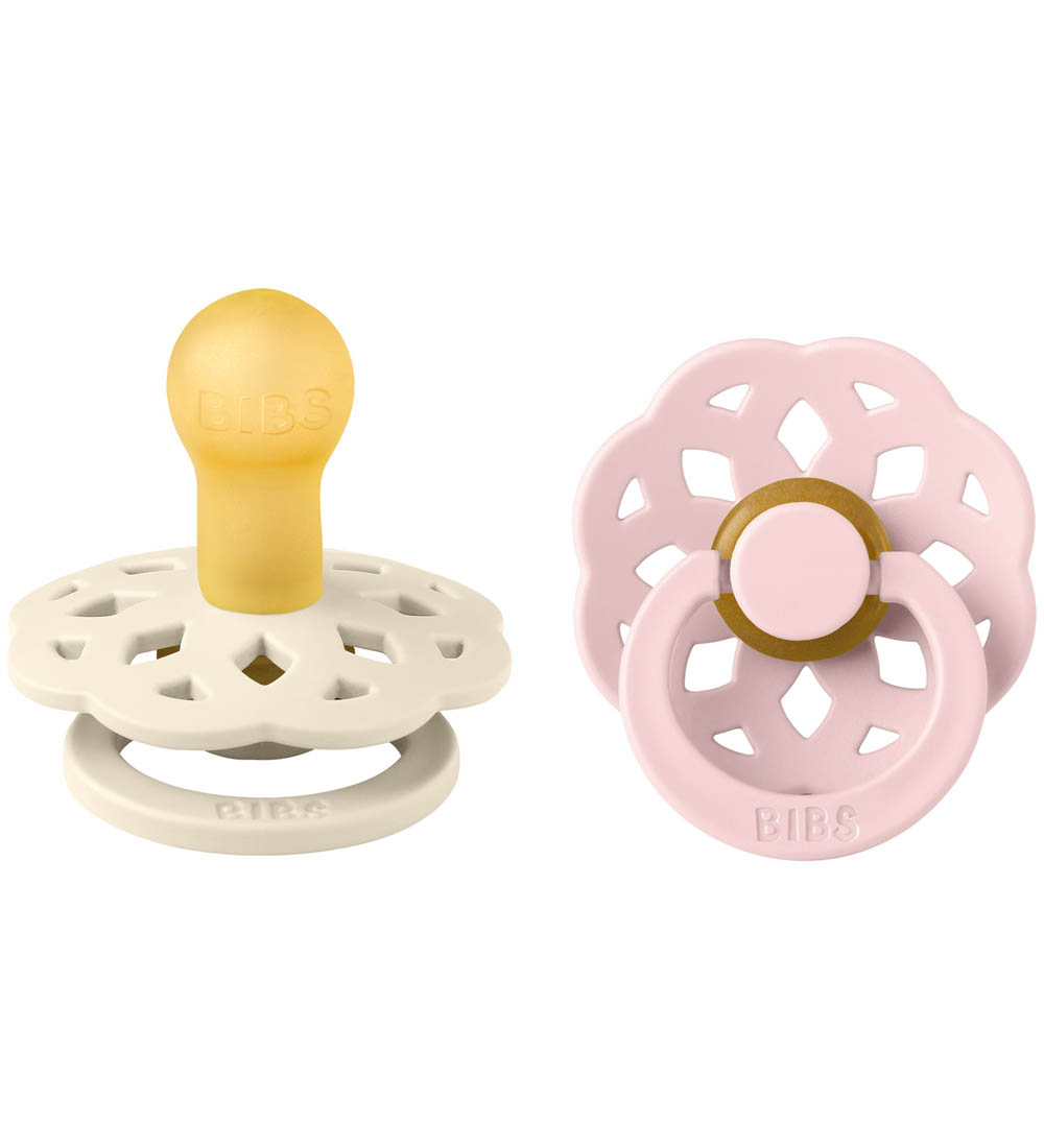 BIBS Böhmen Schnuller - 2er-Pack - Gr. 1 - Rund - Ivory/Blossom - BIBS - One Size - Schnuller BIBS Böhmen Schnuller - 2er-Pack - Gr. 1 - Rund - Ivory/Blossom - BIBS - One Size - Schnuller von BIBS