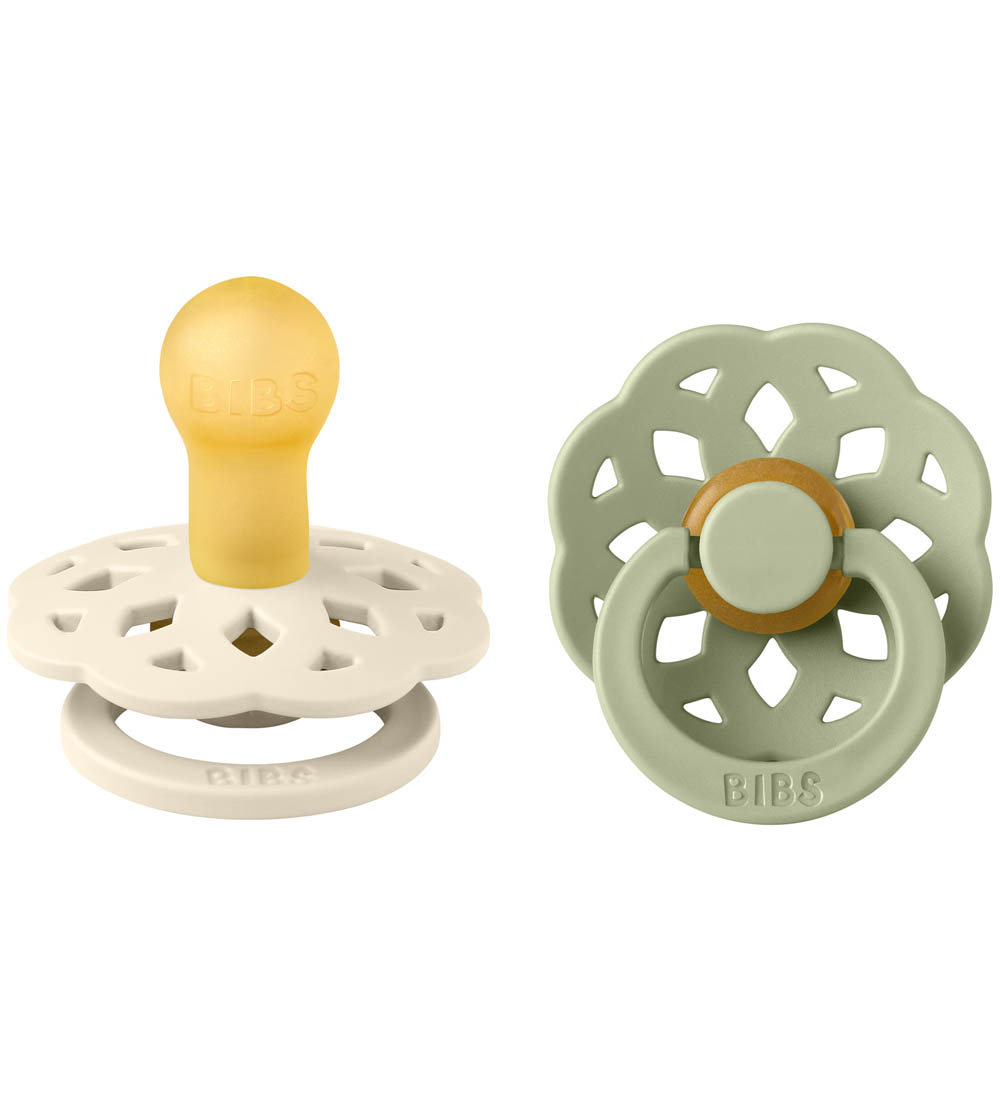BIBS Böhmen Schnuller - 2er-Pack - Gr. 1 - Rund - Ivory/Sage - BIBS - One Size - Schnuller BIBS Böhmen Schnuller - 2er-Pack - Gr. 1 - Rund - Ivory/Sage - BIBS - One Size - Schnuller von BIBS