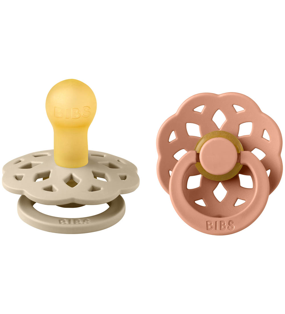 BIBS Böhmen Schnuller - 2er-Pack - Gr. 1 - Rund - Vanilla/Peach - BIBS - One Size - Schnuller BIBS Böhmen Schnuller - 2er-Pack - Gr. 1 - Rund - Vanilla/Peach - BIBS - One Size - Schnuller von BIBS
