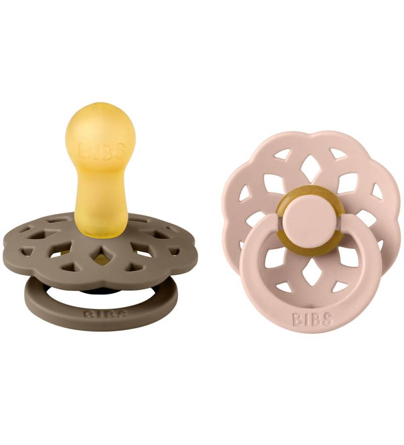 BIBS Böhmen Schnuller - 2er-Pack - Gr. 2 - Rund - Dark Oak/Blush - BIBS - One Size - Schnuller BIBS Böhmen Schnuller - 2er-Pack - Gr. 2 - Rund - Dark Oak/Blush - BIBS - One Size - Schnuller von BIBS