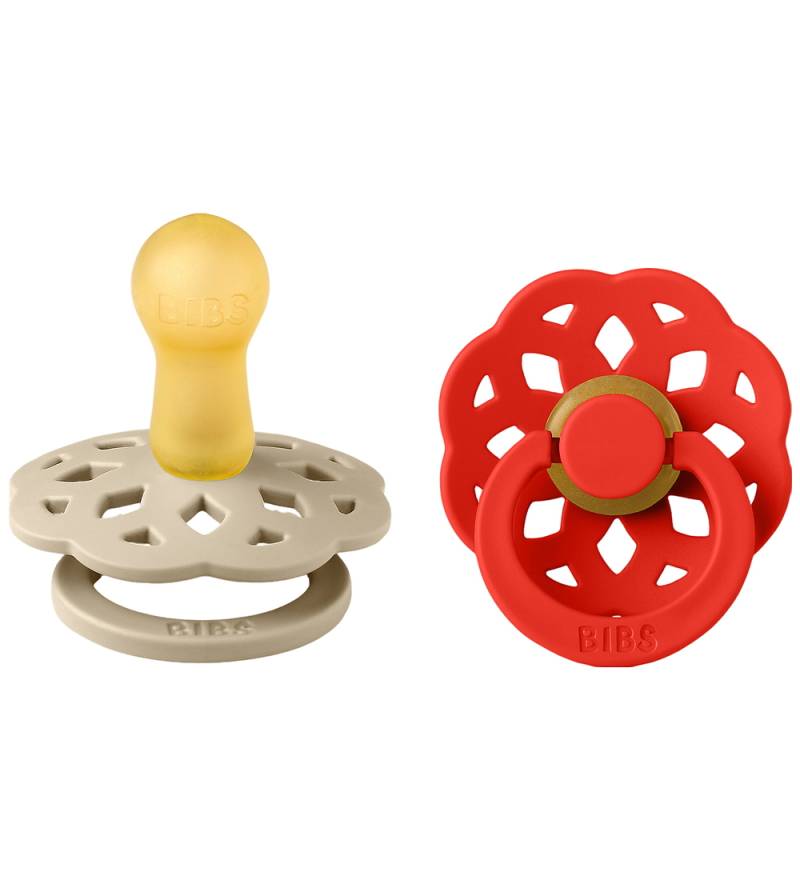 BIBS Böhmen Schnuller - Gr. 1 - 2er-Pack - Rund - Vanilla/Candy - BIBS - 0-6 mt - Schnuller BIBS Böhmen Schnuller - Gr. 1 - 2er-Pack - Rund - Vanilla/Candy - BIBS - 0-6 mt - Schnuller von BIBS