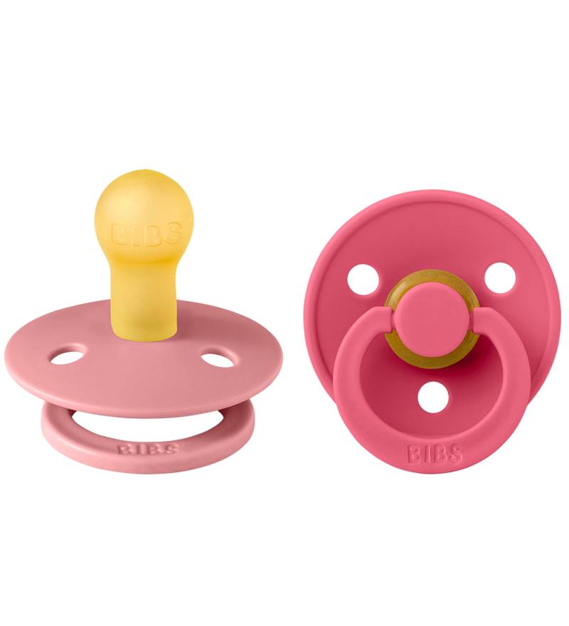 BIBS Colour Schnuller - 2er-Pack - Gr. 1 - Rund - Dusty Pink/Cor - BIBS - One Size - Schnuller BIBS Colour Schnuller - 2er-Pack - Gr. 1 - Rund - Dusty Pink/Cor - BIBS - One Size - Schnuller von BIBS