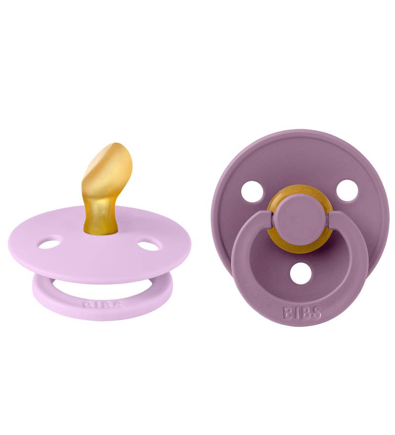 BIBS Colour Schnuller - 2er-Pack - Gr. 2 - Anatomisch - Violett - BIBS - One Size - Schnuller BIBS Colour Schnuller - 2er-Pack - Gr. 2 - Anatomisch - Violett - BIBS - One Size - Schnuller von BIBS