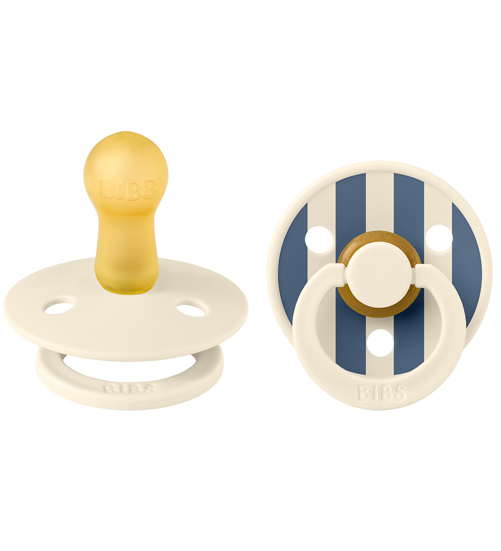 BIBS Colour Schnuller - 2er-Pack - Gr. 2 - Rund - Ivory/Steel Bl - BIBS - 6-18 mt - Schnuller BIBS Colour Schnuller - 2er-Pack - Gr. 2 - Rund - Ivory/Steel Bl - BIBS - 6-18 mt - Schnuller von BIBS