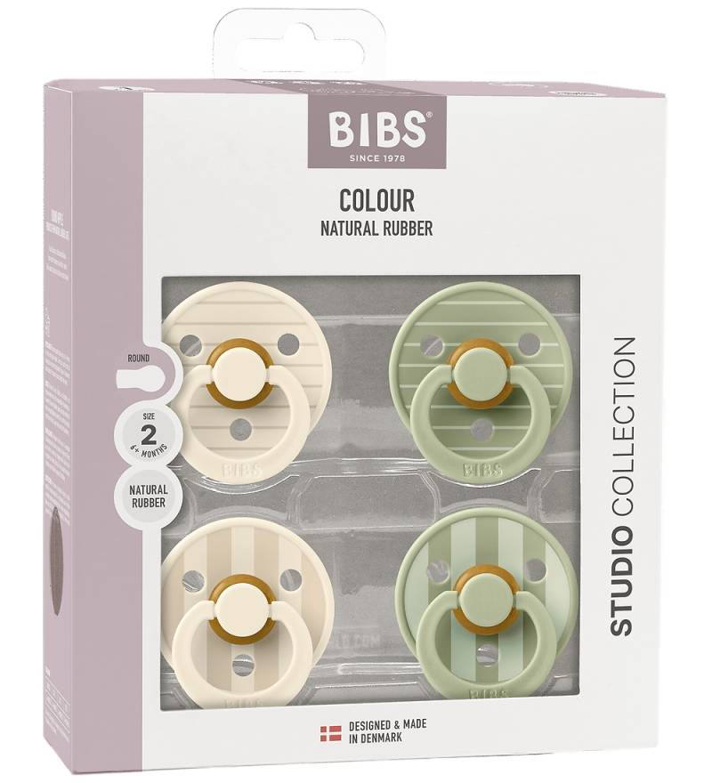 BIBS Colour Schnuller - 4er-Pack - Gr. 2 - Ivory/Vanilla/Sage - BIBS - 6-18 mt - Schnuller BIBS Colour Schnuller - 4er-Pack - Gr. 2 - Ivory/Vanilla/Sage - BIBS - 6-18 mt - Schnuller von BIBS