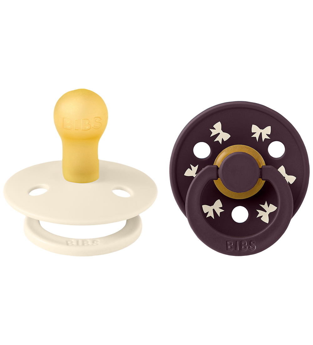 BIBS Colour Schnuller - Gr. 1 - 2er-Pack - Holiday Bow - Ivory/P - BIBS - 0-6 mt - Schnuller BIBS Colour Schnuller - Gr. 1 - 2er-Pack - Holiday Bow - Ivory/P - BIBS - 0-6 mt - Schnuller von BIBS