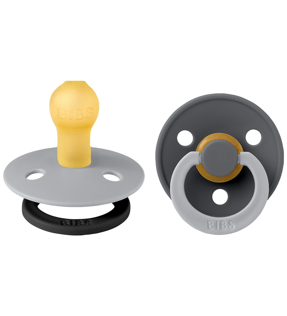 BIBS Colour Schnuller - Gr. 1 - 2er-Pack - Rund - Cloud Iron Mix - BIBS - 0-6 mt - Schnuller BIBS Colour Schnuller - Gr. 1 - 2er-Pack - Rund - Cloud Iron Mix - BIBS - 0-6 mt - Schnuller von BIBS