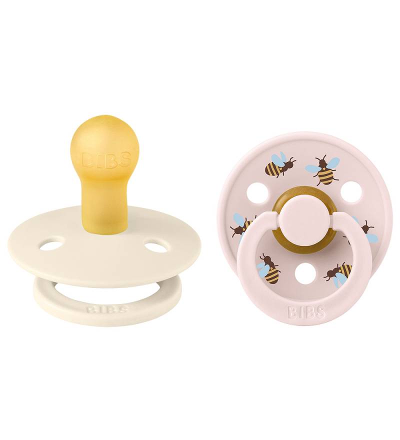 BIBS Colour Schnuller - Gr. 1 - 2er-Pack - Rund - Ivory Mix - BIBS - 0-6 mt - Schnuller BIBS Colour Schnuller - Gr. 1 - 2er-Pack - Rund - Ivory Mix - BIBS - 0-6 mt - Schnuller von BIBS