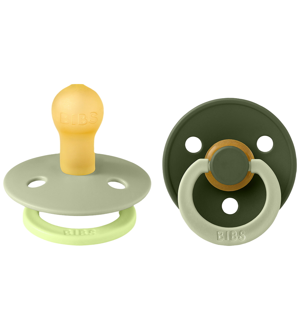 BIBS Colour Schnuller - Gr. 1 - 2er-Pack - Rund - Sage Hunter Gr - BIBS - 0-6 mt - Schnuller BIBS Colour Schnuller - Gr. 1 - 2er-Pack - Rund - Sage Hunter Gr - BIBS - 0-6 mt - Schnuller von BIBS