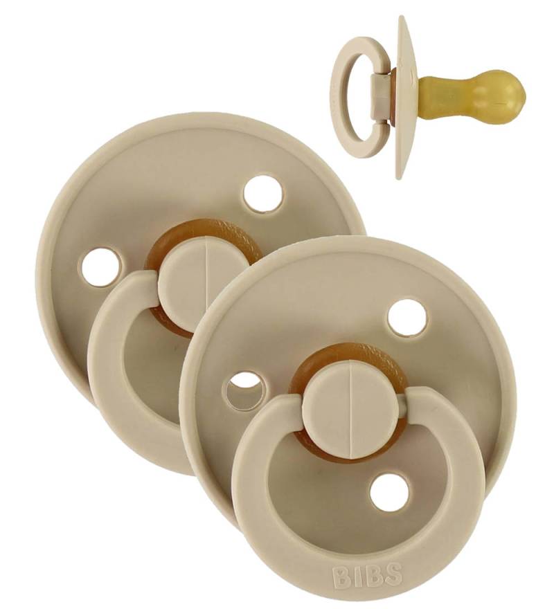 BIBS Colour Schnuller - Gr. 1 - 2er-Pack - Rund - Vanilla - BIBS - 0-6 mt - Schnuller BIBS Colour Schnuller - Gr. 1 - 2er-Pack - Rund - Vanilla - BIBS - 0-6 mt - Schnuller von BIBS