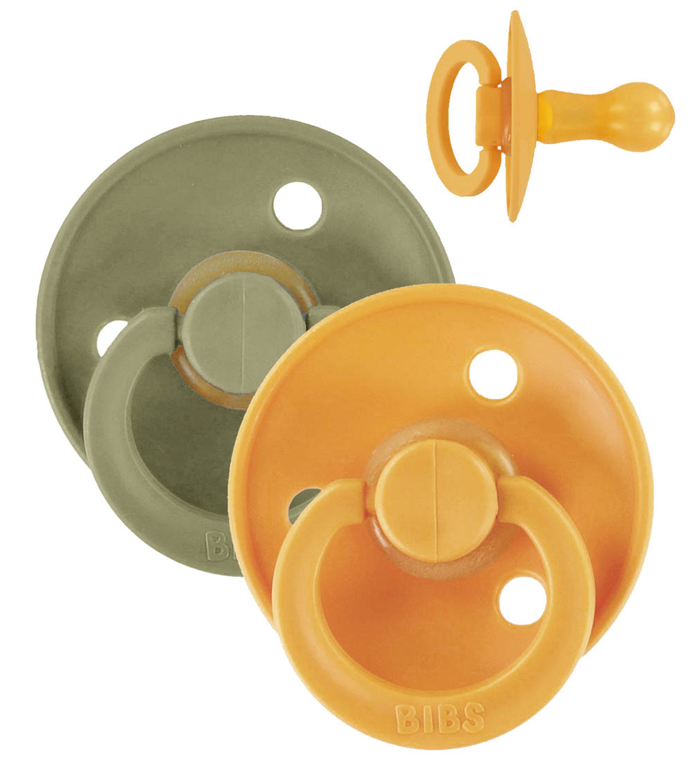 BIBS Colour Schnuller - Gr. 2 - 2er-Pack - Rund - Honey Bee/Oliv - BIBS - 6-18 mt - Schnuller BIBS Colour Schnuller - Gr. 2 - 2er-Pack - Rund - Honey Bee/Oliv - BIBS - 6-18 mt - Schnuller von BIBS