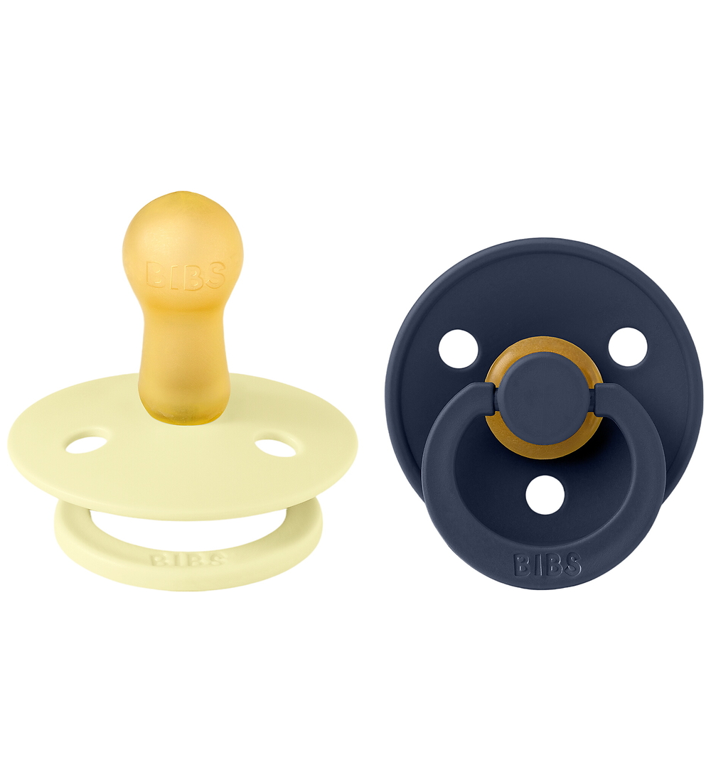 BIBS Colour Schnuller - Gr. 2 - 2er-Pack - Rund - Luna/Deep Spac - BIBS - 6-18 mt - Schnuller BIBS Colour Schnuller - Gr. 2 - 2er-Pack - Rund - Luna/Deep Spac - BIBS - 6-18 mt - Schnuller von BIBS