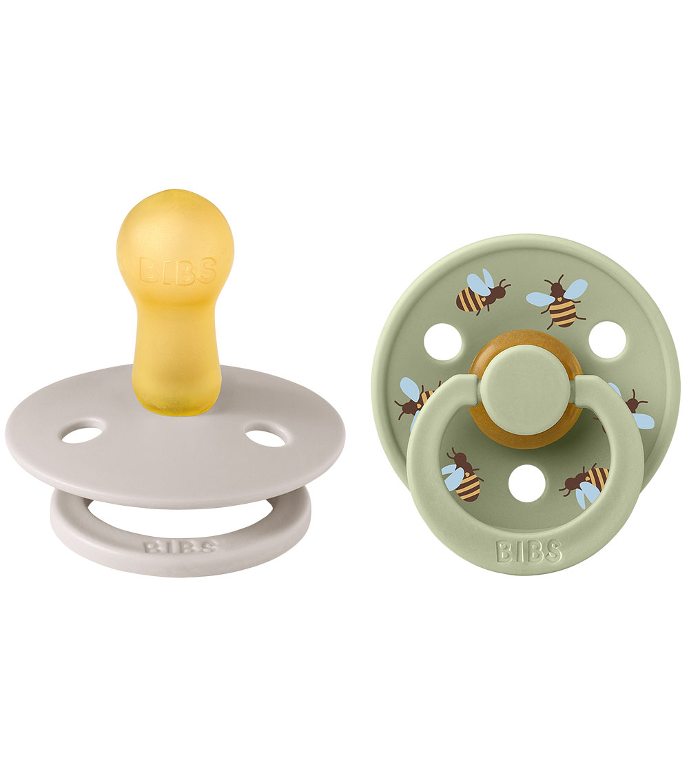 BIBS Colour Schnuller - Gr. 2 - 2er-Pack - Rund - Pilz Mix - BIBS - 6-18 mt - Schnuller BIBS Colour Schnuller - Gr. 2 - 2er-Pack - Rund - Pilz Mix - BIBS - 6-18 mt - Schnuller von BIBS