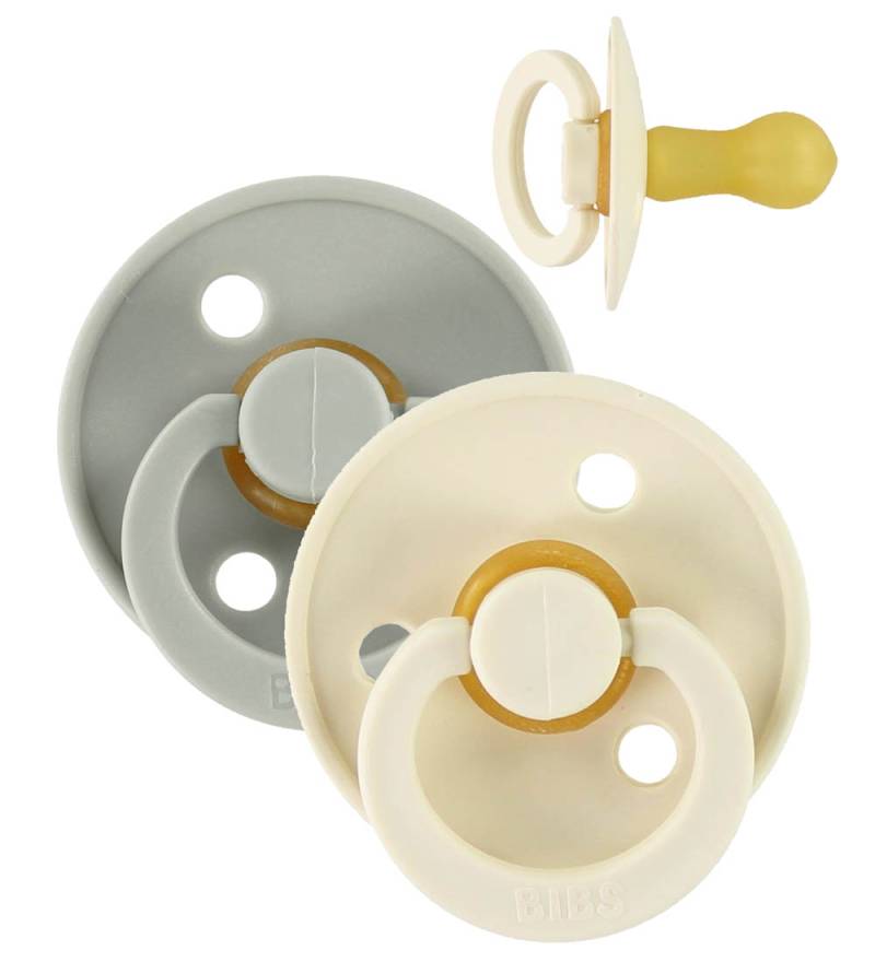 BIBS Colour Schnuller - Gr. 2 - 2er-Pack - Rund - Sage/Ivory - BIBS - 6-18 mt - Schnuller BIBS Colour Schnuller - Gr. 2 - 2er-Pack - Rund - Sage/Ivory - BIBS - 6-18 mt - Schnuller von BIBS
