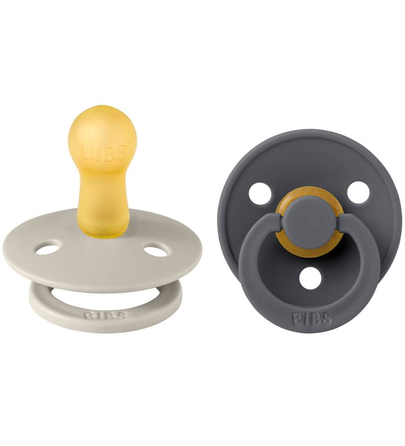 BIBS Colour Schnuller - Gr. 2 - 2er-Pack - Rund - Sand/Iron - BIBS - One Size - Schnuller BIBS Colour Schnuller - Gr. 2 - 2er-Pack - Rund - Sand/Iron - BIBS - One Size - Schnuller von BIBS